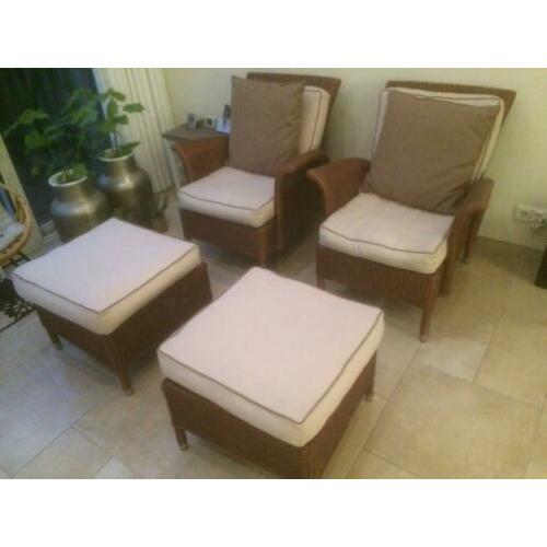2 stoelen van lloyds loom