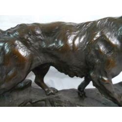 brons beeld van Ant. Amorgasti. 1921