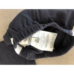 Moncler pak pakje set shirt broek jongens maat 62 blauw