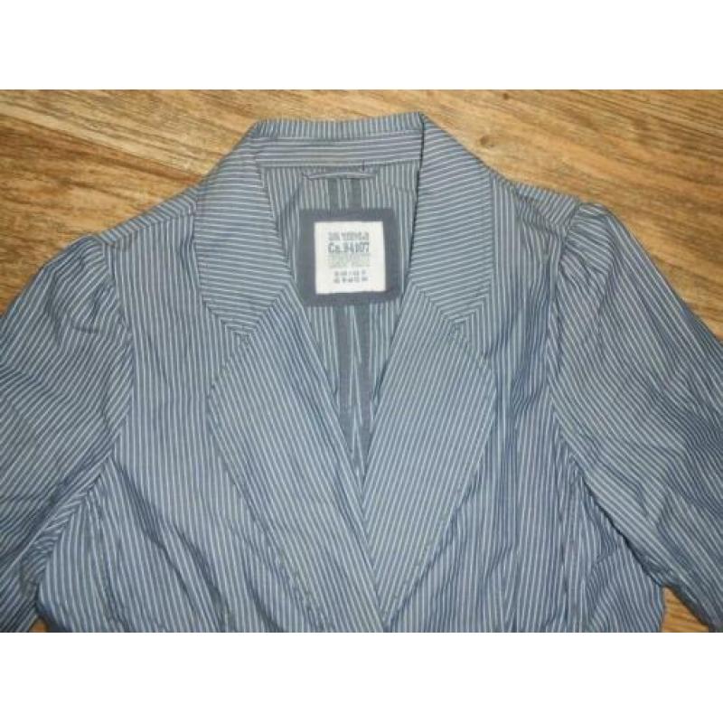 ESPRIT blauw streep jasje maat 42 zgan
