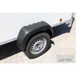 Easyline gesloten enkelas aanhangwagen 225x125x150