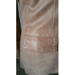 Mooi echt leren blazer jasje van Class leather mt 34