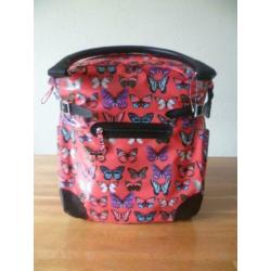 Willex 10155 fietstas Polykatoen Shopper butterfly 16 L