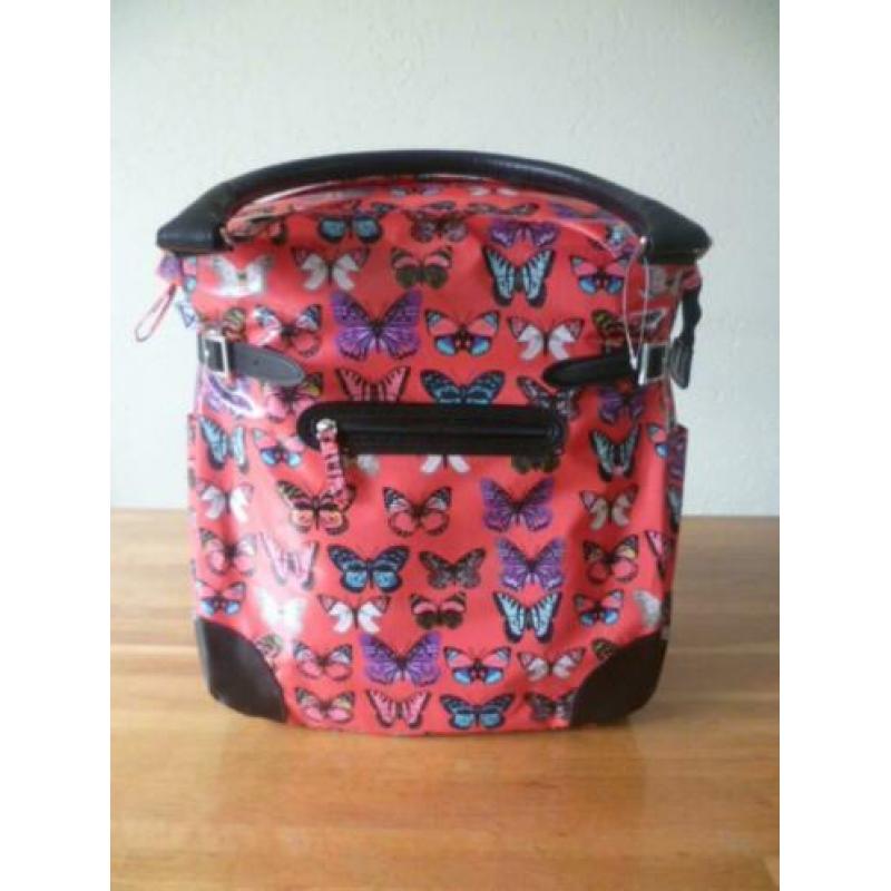 Willex 10155 fietstas Polykatoen Shopper butterfly 16 L