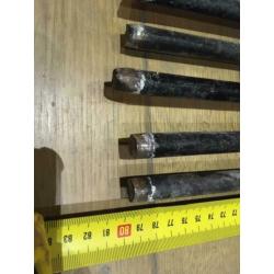 6 antieke trapspijlen sierspijlen