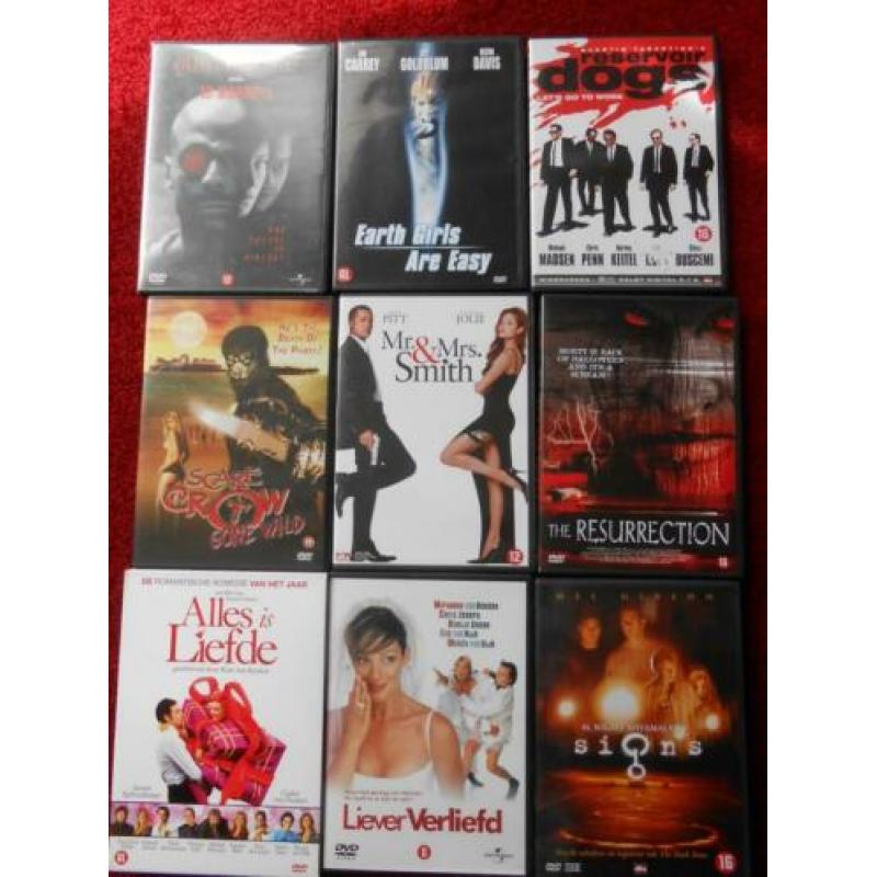 DVD'S per stuk € 1,00, zie beschrijving!