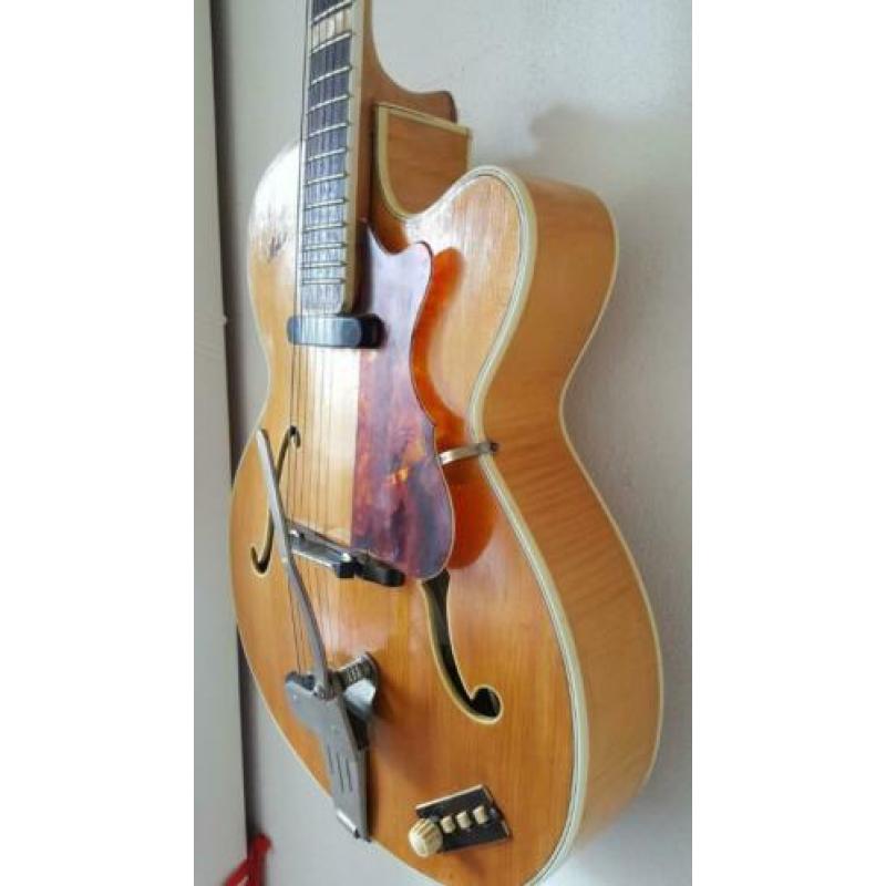 Vintage Hofner 456S/E1 (1959) full-hollow-body elektrische g
