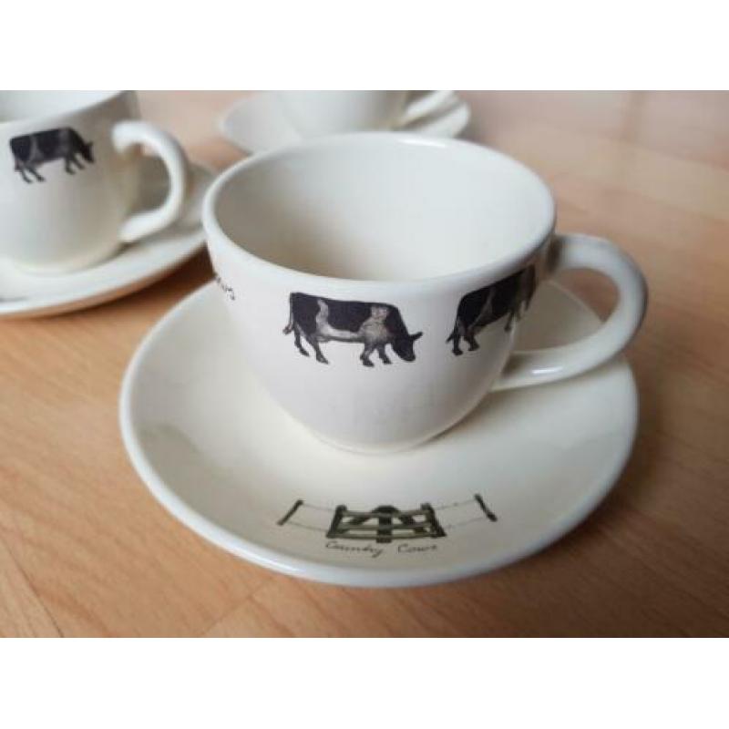 Kop en schotels Jet ter Steege Country Cows