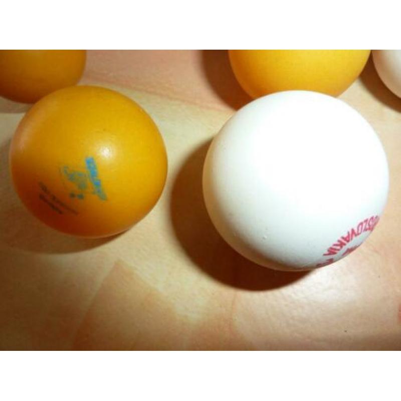 oude vintage tafeltennis ballen
