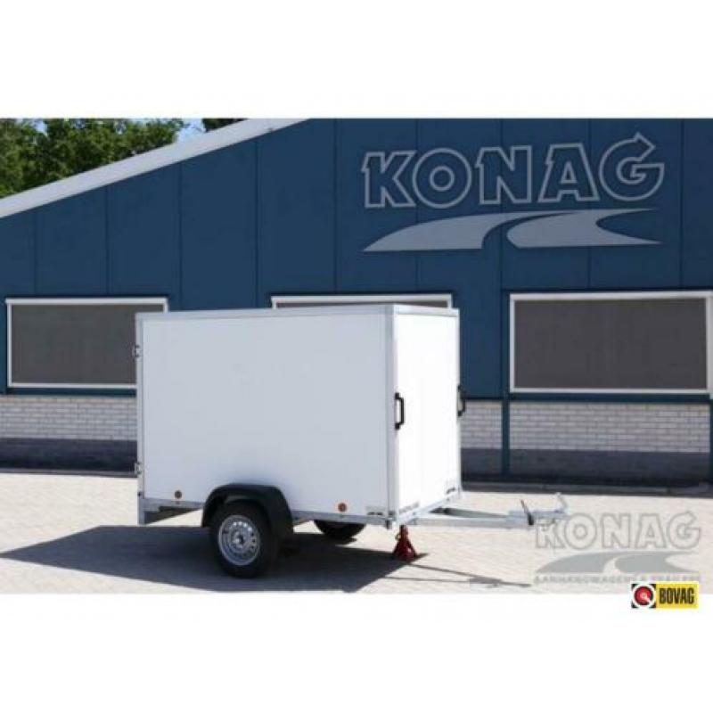 Easyline gesloten enkelas aanhangwagen 225x125x150