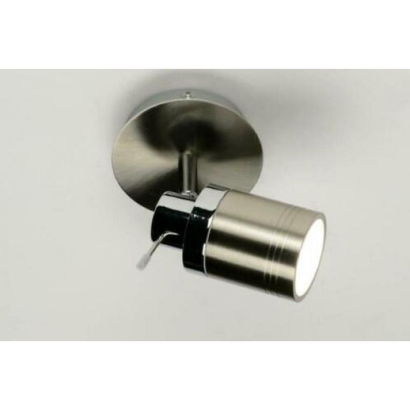 spots rvs staal chroom badkamer slaapkamer hal keuken lamp