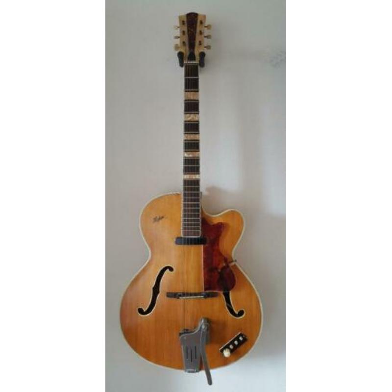 Vintage Hofner 456S/E1 (1959) full-hollow-body elektrische g