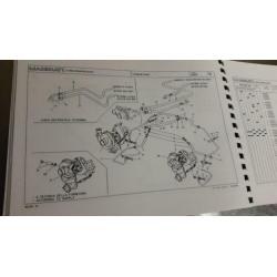 Maserati onderdelenboek voor de 2.0 + 2.8 V6 Biturbo motoren