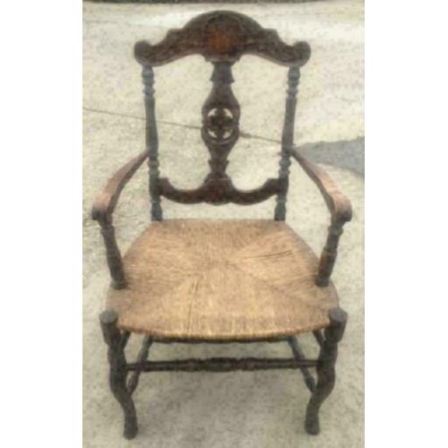 brocante armleuning stoel