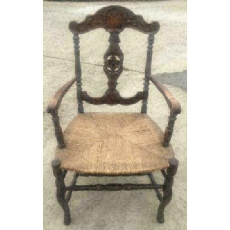 brocante armleuning stoel