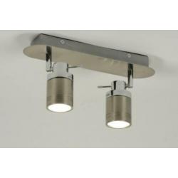 spots rvs staal chroom badkamer slaapkamer hal keuken lamp