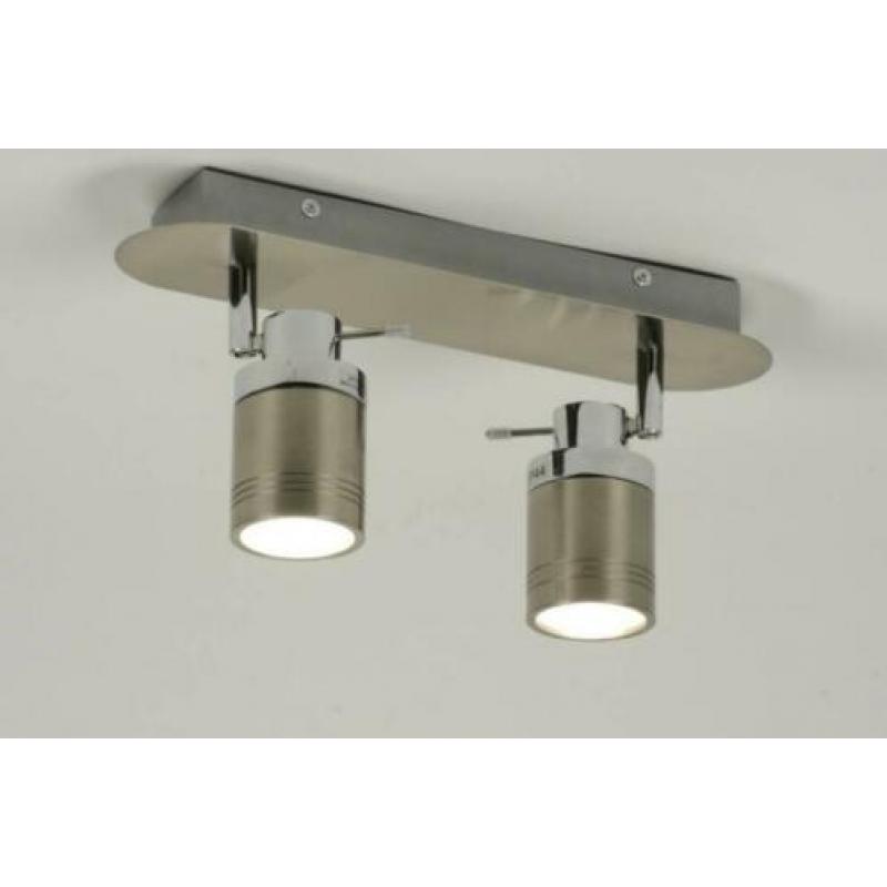 spots rvs staal chroom badkamer slaapkamer hal keuken lamp
