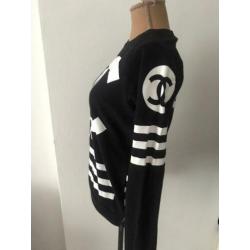 Homme + Femme zwarte sweater maat S