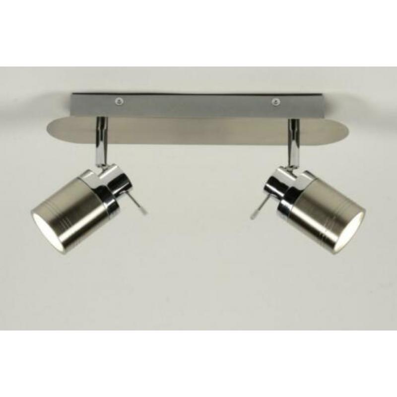 spots rvs staal chroom badkamer slaapkamer hal keuken lamp