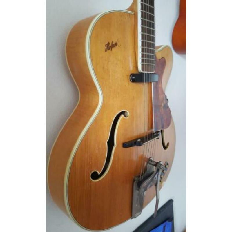 Vintage Hofner 456S/E1 (1959) full-hollow-body elektrische g