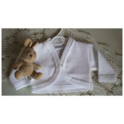 62 baby vestje new born voor doop bolero subtiel