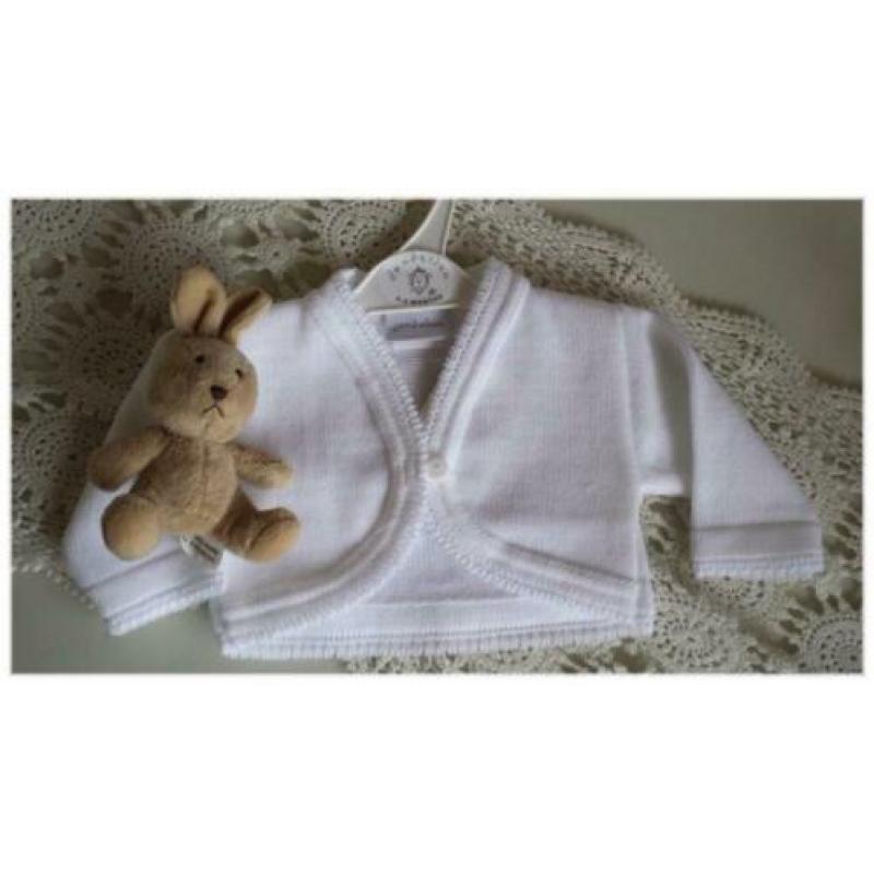 62 baby vestje new born voor doop bolero subtiel