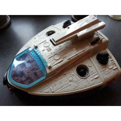 vintage ruimteschip robot Bluebird Manta jaren 80 speelgoed