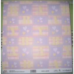Scrapbook vel papier blad thema: Baby.