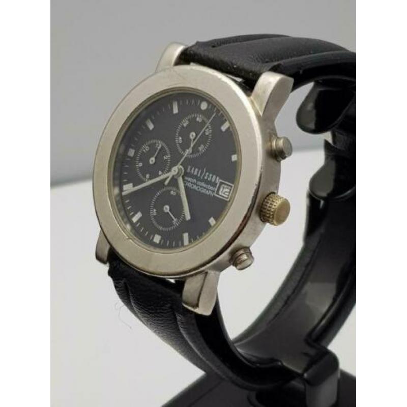 Vintige karlsson chronograph heren horloge