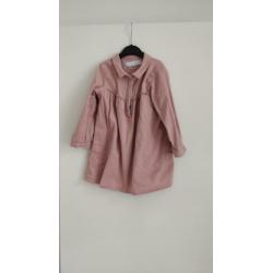 2x jurkjes maat 98 roze en jeans