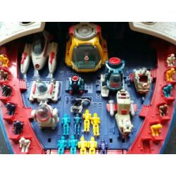 vintage ruimteschip robot Bluebird Manta jaren 80 speelgoed