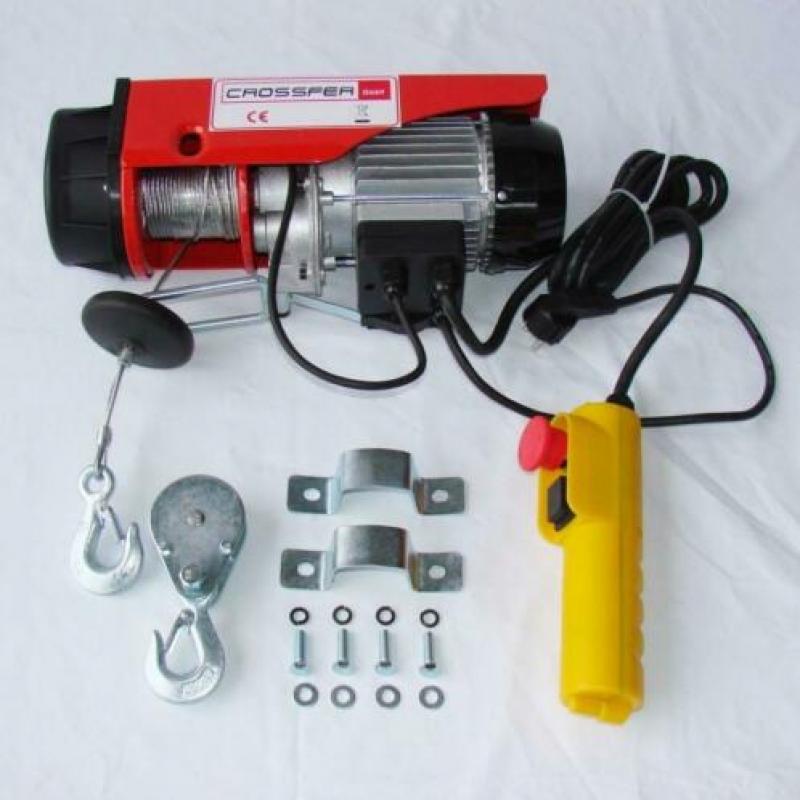 elektrische takel, bouwtakel, hijistakel, lier, takel 100kg