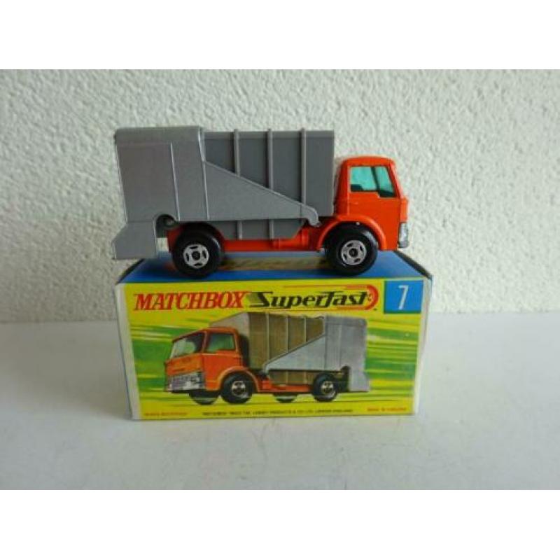 Matchbox Superfast 7 - Refuse Truck in super mooi doosje