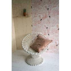Rotan stoel wit