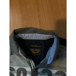 Blauw/grijze pall mall polo trui 3XL/XXXL
