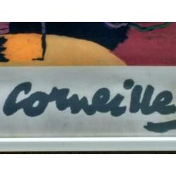 Corneille zeefdruk op zijde