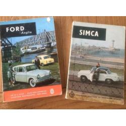 Oude ANWB vraagbaken (Austin/Ford/Opel/Citroen/Daf... (24x