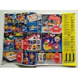 De Marskramer 1984 speelgoed folder Playmobil A-Team Lego
