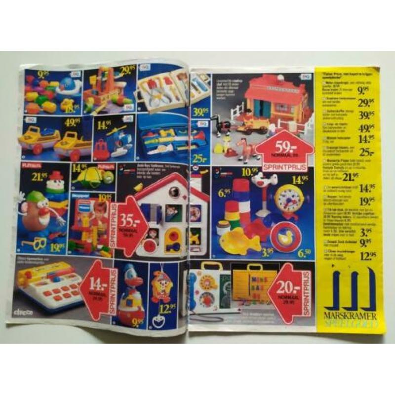 De Marskramer 1984 speelgoed folder Playmobil A-Team Lego