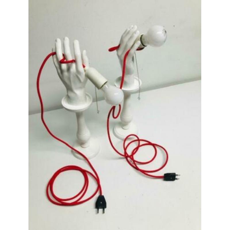 set tafellampen mannequin handen eclectic