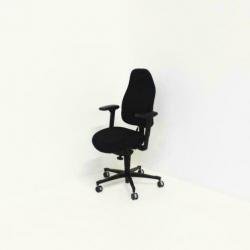 Bureaustoelen,Burostoel, Malmstolen,Zwart, Zonder Hoofdsteun