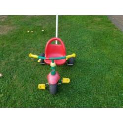 KETTLER driewieler met duwstang