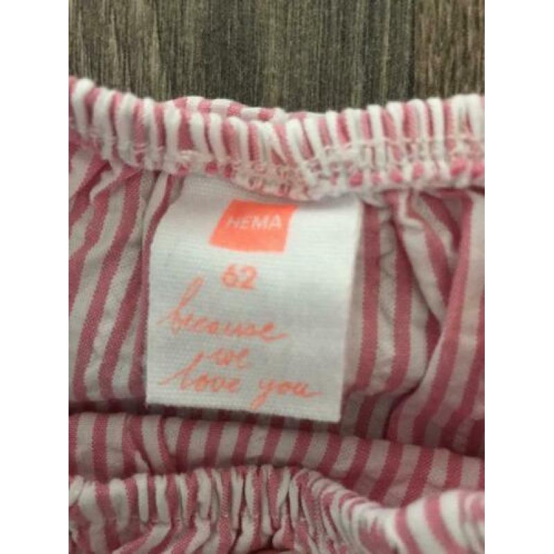 Off shoulder jurkje | Hema | Maat 62 | Nieuw