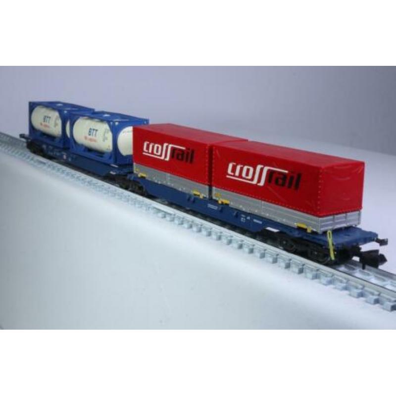 Draagwagon type Sggnos 715, BTT en Crossraillading, DB AG
