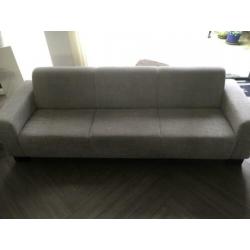 Modern 3,5 zits bankstel, grijs (ZGAN)