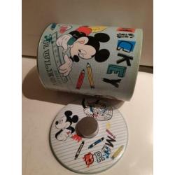 Mickey Mouse blik Walt disney rond