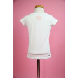 zgan LCKR t-shirt creme en oranje maat 110/116