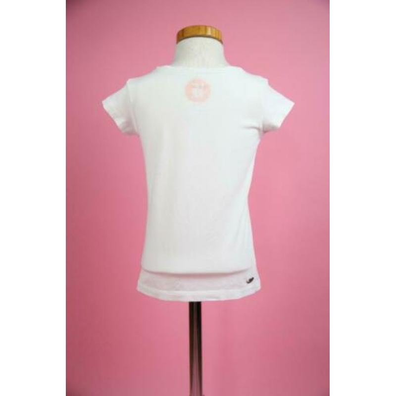 zgan LCKR t-shirt creme en oranje maat 110/116
