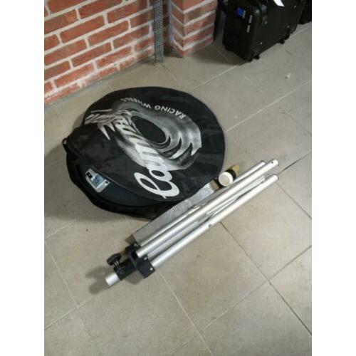 Satelliet schotel met standaard