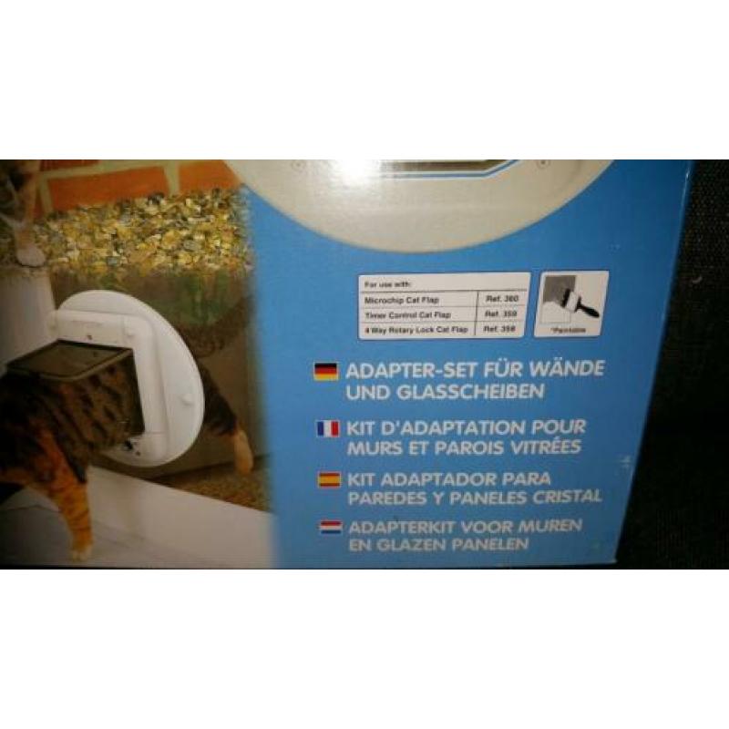 Cat mate, cat flap, adapter kit, nieuw